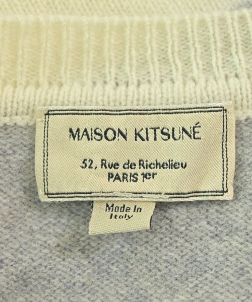 MAISON KITSUNE（メゾンキツネ）ニット・セーター 白 サイズ:M メンズ/2200632460045