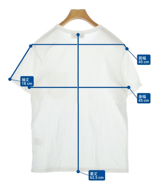 MAISON KITSUNE（メゾンキツネ）Tシャツ・カットソー 白 サイズ:XS メンズ/2200646622149
