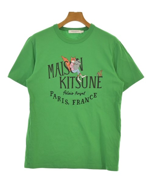 MAISON KITSUNE(メゾンキツネ)Tシャツ・カットソー 緑 サイズ:S/2200646938066