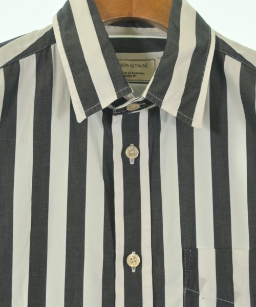 MAISON KITSUNE（メゾンキツネ）カジュアルシャツ 黒 サイズ:39(M位) メンズ/2200647164051