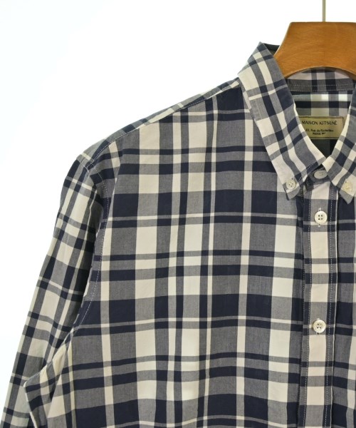 MAISON KITSUNE（メゾンキツネ）カジュアルシャツ 紺 サイズ:42(XS位) メンズ/2200648097051
