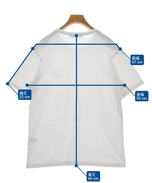 MAISON KITSUNE（メゾンキツネ）Tシャツ・カットソー 白 サイズ:S メンズ/2200648450078