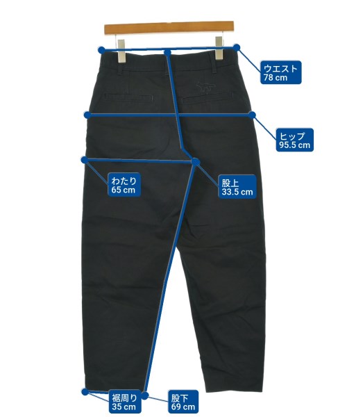 MAISON KITSUNE（メゾンキツネ）チノパン 紺 サイズ:40(M位) メンズ/2200636261037