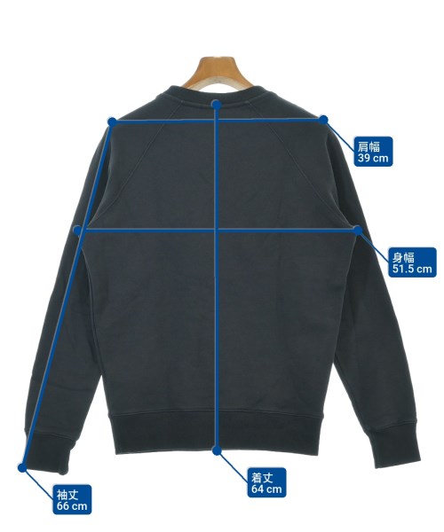 MAISON KITSUNE（メゾンキツネ）スウェット 黒 サイズ:XS メンズ/2200649442119