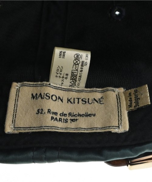 MAISON KITSUNE（メゾンキツネ）キャップ 緑 サイズ:- メンズ/2200649528158