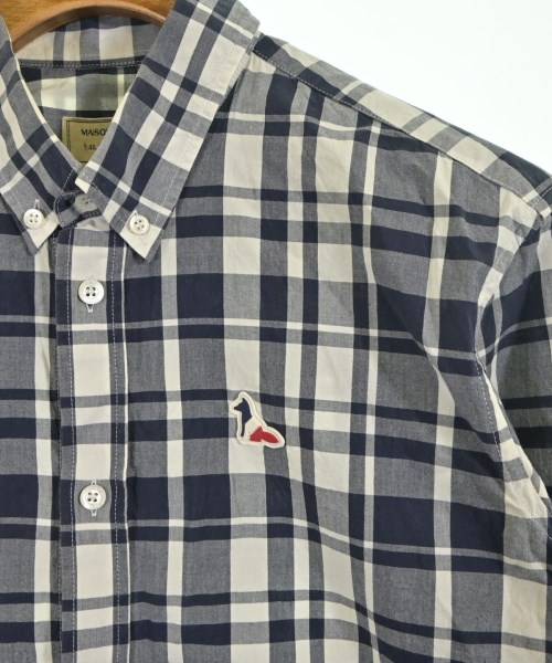 MAISON KITSUNE（メゾンキツネ）カジュアルシャツ 紺 サイズ:38(M位) メンズ/2200649768035
