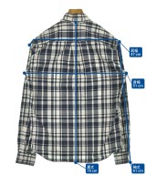 MAISON KITSUNE（メゾンキツネ）カジュアルシャツ 紺 サイズ:38(M位) メンズ/2200649768035