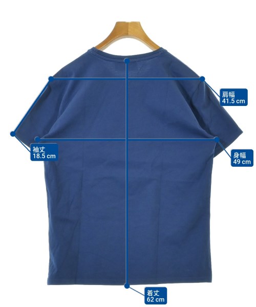MAISON KITSUNE（メゾンキツネ）Tシャツ・カットソー 青 サイズ:S メンズ/2200650726048
