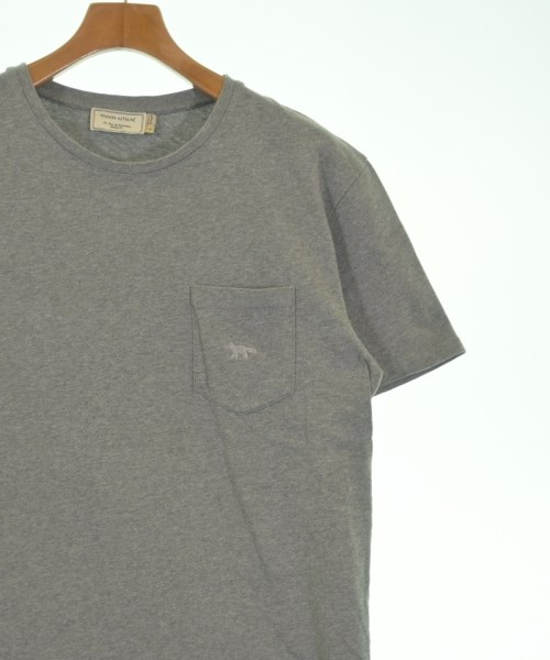 MAISON KITSUNE（メゾンキツネ）Tシャツ・カットソー グレー サイズ:L メンズ/2200640042318