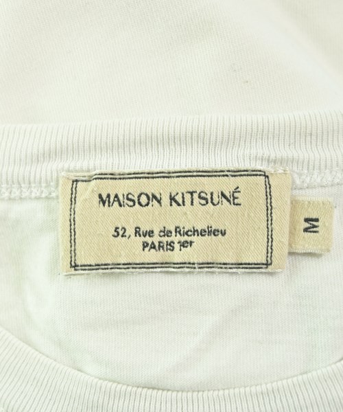 MAISON KITSUNE（メゾンキツネ）Tシャツ・カットソー 白 サイズ:M メンズ/2200643777033