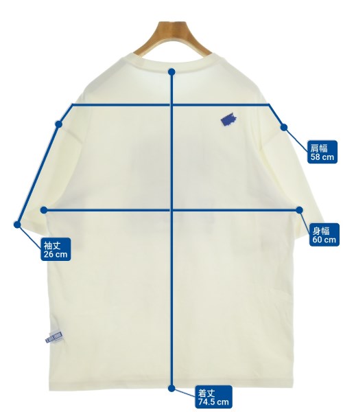 MAISON KITSUNE（メゾンキツネ）Tシャツ・カットソー 白 サイズ:A3(XL位) メンズ/2200646973203