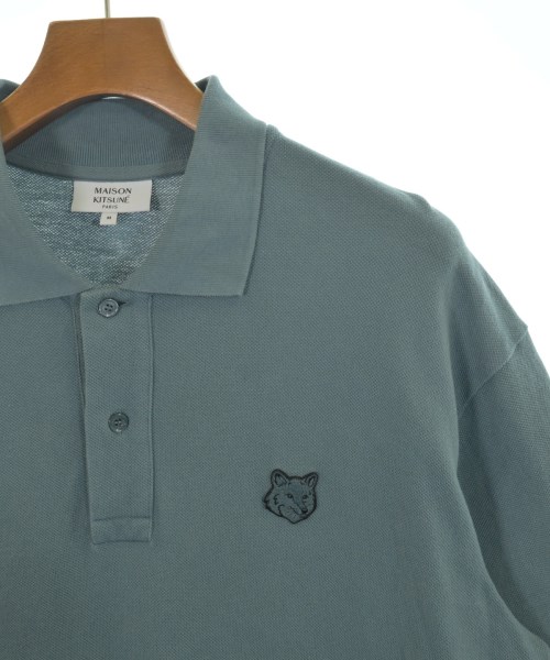 MAISON KITSUNE（メゾンキツネ）ポロシャツ 青 サイズ:M メンズ/2200652262100