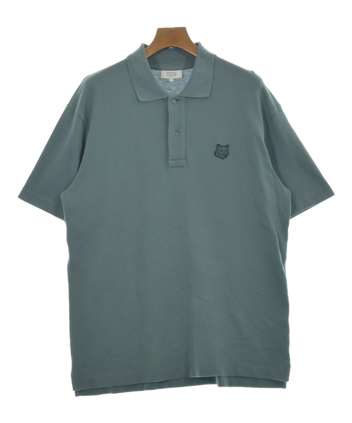 MAISON KITSUNE（メゾンキツネ）ポロシャツ 青 サイズ:M メンズ