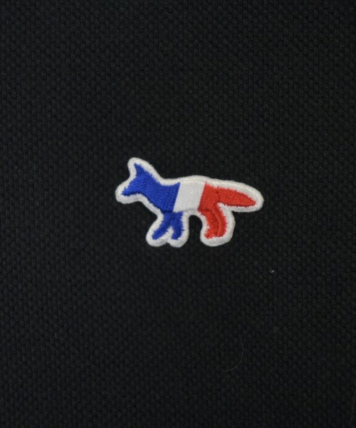 MAISON KITSUNE（メゾンキツネ）ポロシャツ 黒 サイズ:S メンズ/2200652750126