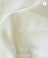 MAISON KITSUNE（メゾンキツネ）ポロシャツ 白 サイズ:S メンズ/2200652750133