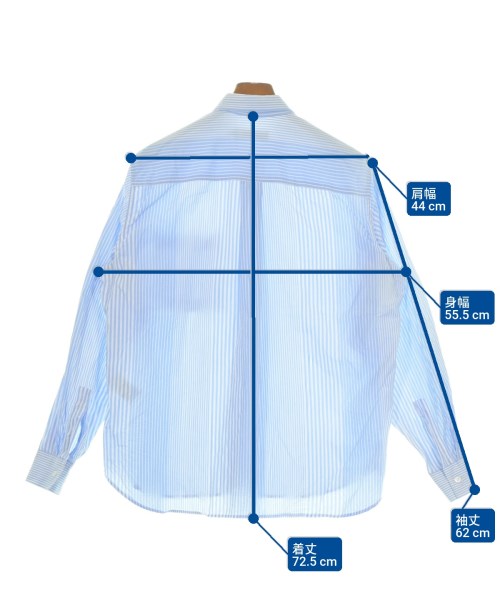 MAISON KITSUNE（メゾンキツネ）カジュアルシャツ 青 サイズ:39(M位) メンズ/2200652869071