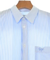 MAISON KITSUNE（メゾンキツネ）カジュアルシャツ 青 サイズ:39(M位) メンズ/2200652869071