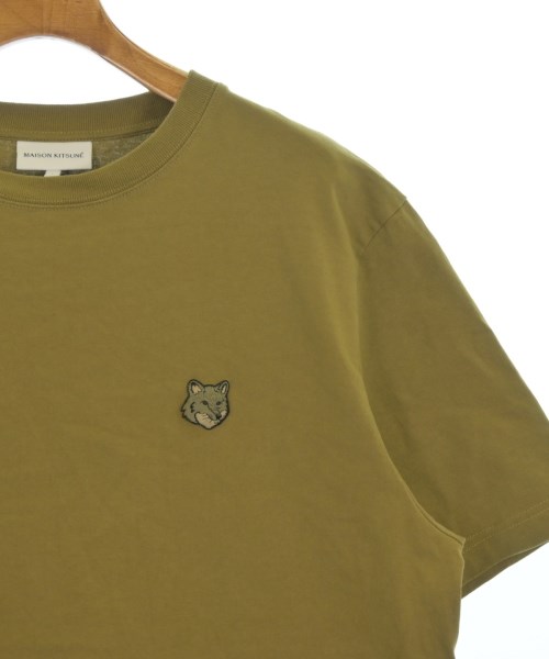 MAISON KITSUNE（メゾンキツネ）Tシャツ・カットソー カーキ サイズ:L メンズ/2200652869095