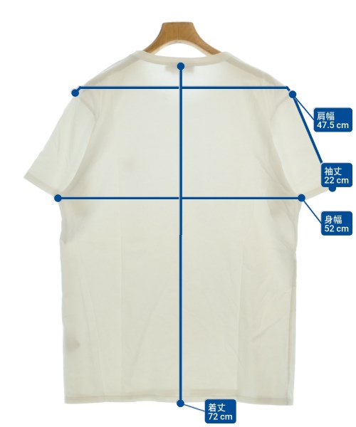 MAISON KITSUNE（メゾンキツネ）Tシャツ・カットソー 白 サイズ:XL メンズ/2200652871012
