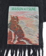 MAISON KITSUNE（メゾンキツネ）マフラー 黒 サイズ:- メンズ/2200654105030