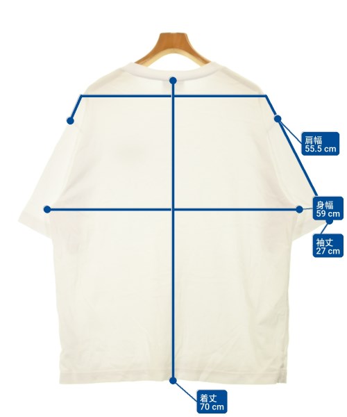 MAISON KITSUNE（メゾンキツネ）Tシャツ・カットソー 白 サイズ:M メンズ/2200699309219