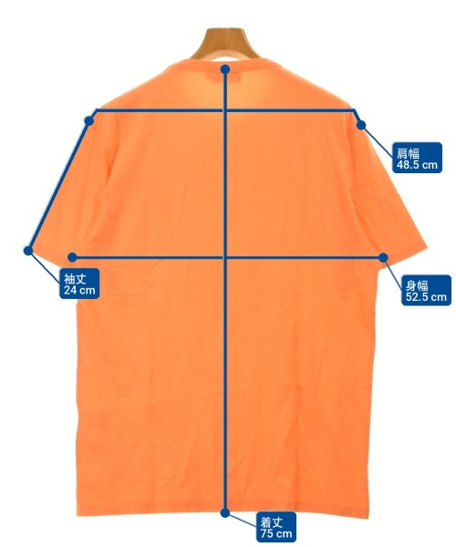 MAISON KITSUNE（メゾンキツネ）Tシャツ・カットソー オレンジ サイズ:XL メンズ/2200700016266