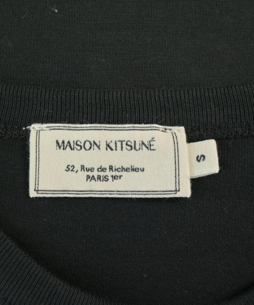 MAISON KITSUNE（メゾンキツネ）Tシャツ・カットソー 黒 サイズ:S メンズ/2200702732218