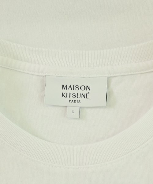 MAISON KITSUNE（メゾンキツネ）Tシャツ・カットソー 白 サイズ:L メンズ/2200703159038