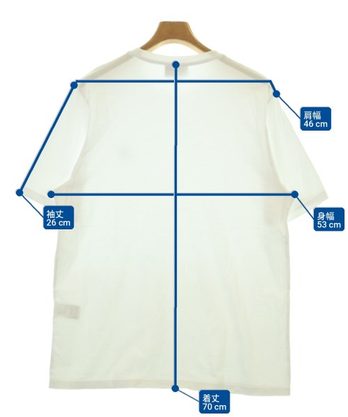 MAISON KITSUNE（メゾンキツネ）Tシャツ・カットソー 白 サイズ:L メンズ/2200703159038