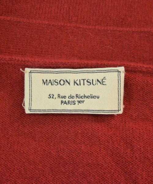 MAISON KITSUNE（メゾンキツネ）カーディガン 赤 サイズ:M メンズ/2200702447754