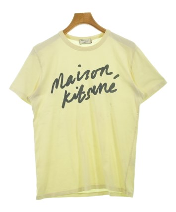 MAISON KITSUNE（メゾンキツネ）Tシャツ・カットソー 黄 サイズ:M