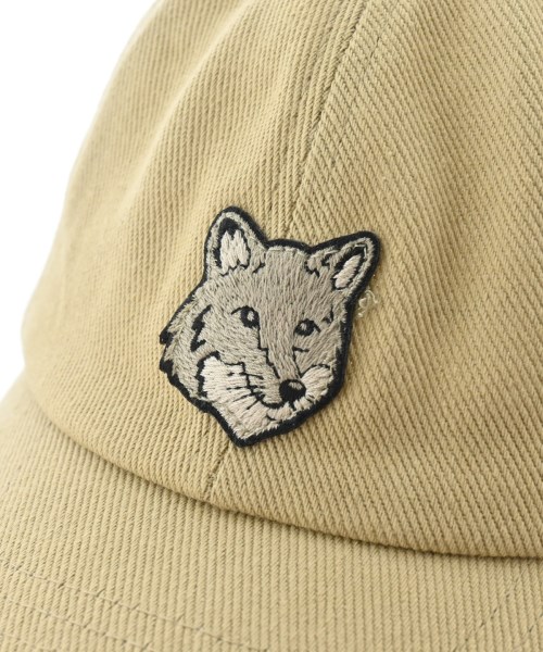MAISON KITSUNE（メゾンキツネ）キャップ ベージュ サイズ:- メンズ/2200694398270