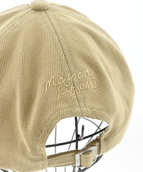 MAISON KITSUNE（メゾンキツネ）キャップ ベージュ サイズ:- メンズ/2200694398270