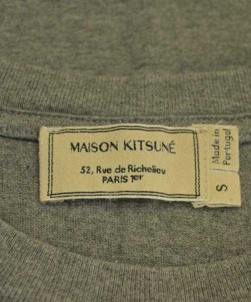 MAISON KITSUNE（メゾンキツネ）Tシャツ・カットソー グレー サイズ:S メンズ/2200703905031