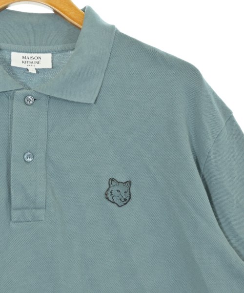 MAISON KITSUNE（メゾンキツネ）ポロシャツ 青 サイズ:L メンズ/2200706557039