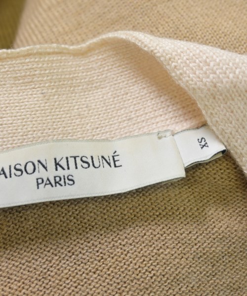 MAISON KITSUNE（メゾンキツネ）カーディガン ベージュ サイズ:XS メンズ/2200707093031