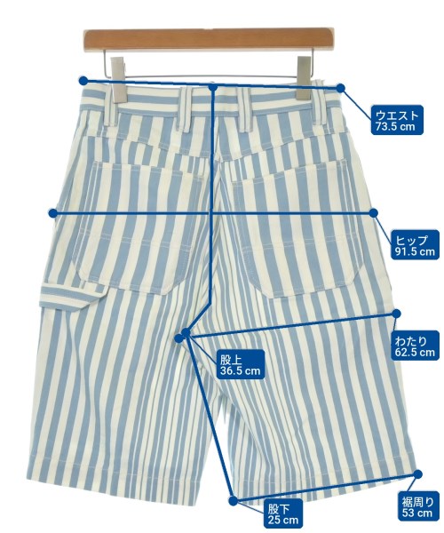 MAISON KITSUNE（メゾンキツネ）ショートパンツ 白 サイズ:38(M位) メンズ/2200707093086