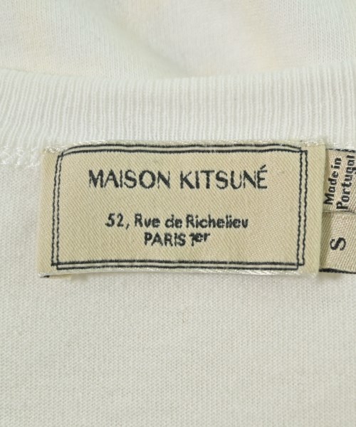 MAISON KITSUNE（メゾンキツネ）Tシャツ・カットソー 白 サイズ:S メンズ/2200708229033