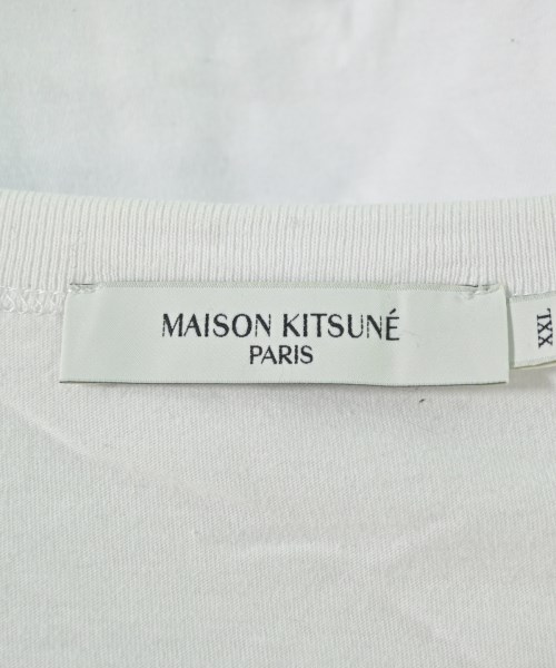 MAISON KITSUNE（メゾンキツネ）Tシャツ・カットソー 白 サイズ:XXL メンズ/2200707695051