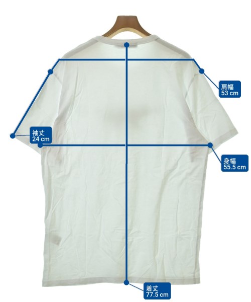 MAISON KITSUNE（メゾンキツネ）Tシャツ・カットソー 白 サイズ:XXL メンズ/2200707695051