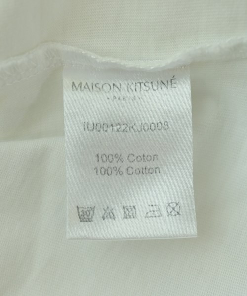 MAISON KITSUNE（メゾンキツネ）Tシャツ・カットソー 白 サイズ:M メンズ/2200709153030