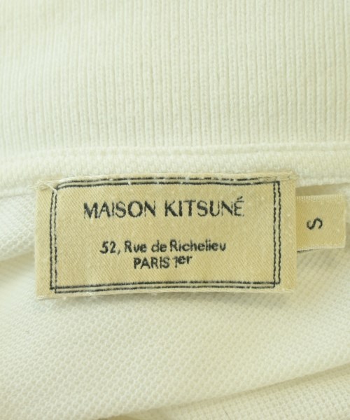 MAISON KITSUNE（メゾンキツネ）ポロシャツ 白 サイズ:S メンズ/2200663319060