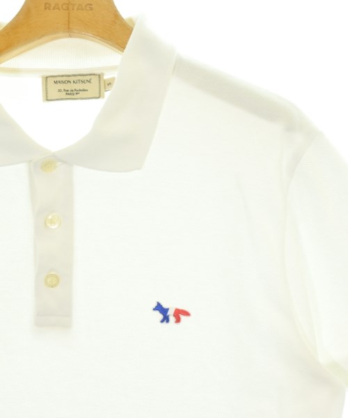 MAISON KITSUNE（メゾンキツネ）ポロシャツ 白 サイズ:S メンズ/2200663319060