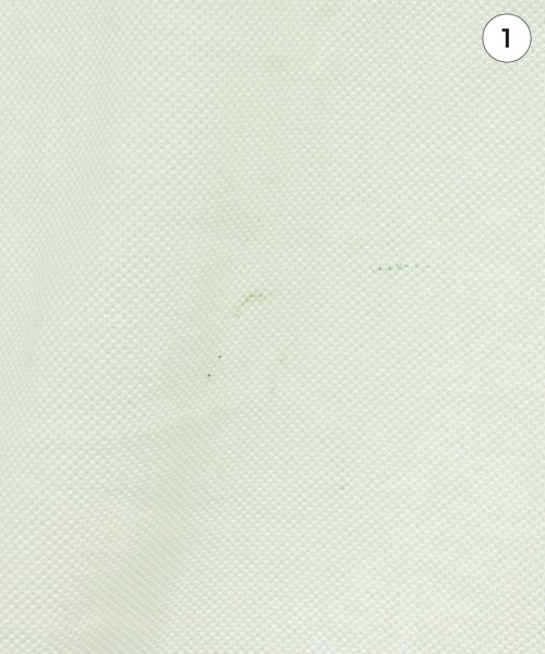MAISON KITSUNE（メゾンキツネ）ポロシャツ 白 サイズ:S メンズ/2200663319060