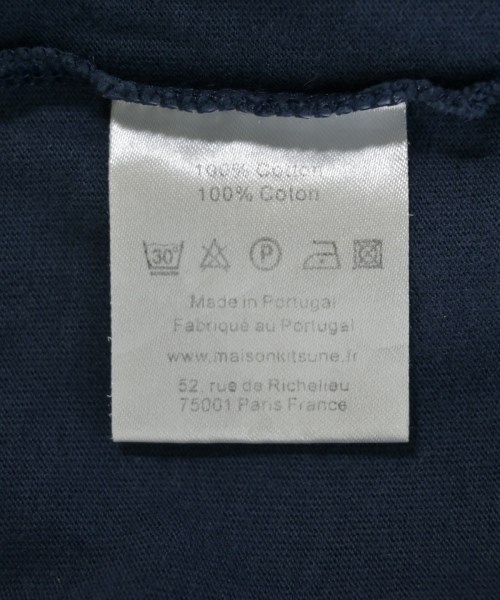 MAISON KITSUNE（メゾンキツネ）Tシャツ・カットソー 紺 サイズ:M メンズ/2200695927141