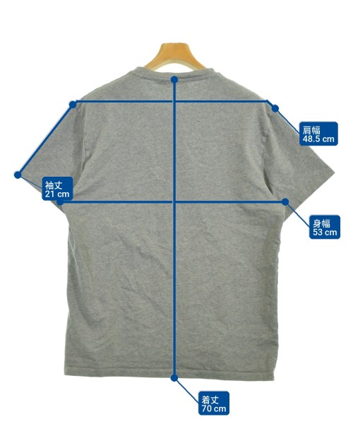 MAISON KITSUNE（メゾンキツネ）Tシャツ・カットソー グレー サイズ:XL メンズ/2200707956022