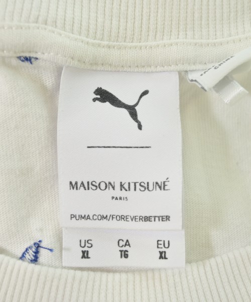 MAISON KITSUNE（メゾンキツネ）Tシャツ・カットソー 白 サイズ:XL メンズ/2200707956039