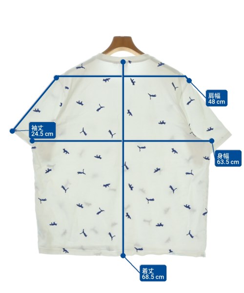 MAISON KITSUNE（メゾンキツネ）Tシャツ・カットソー 白 サイズ:XL メンズ/2200707956039