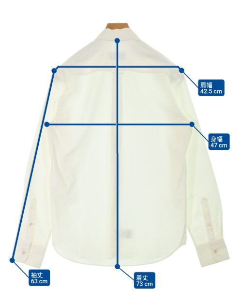 MAISON KITSUNE（メゾンキツネ）カジュアルシャツ 白 サイズ:38(S位) メンズ/2200663603084