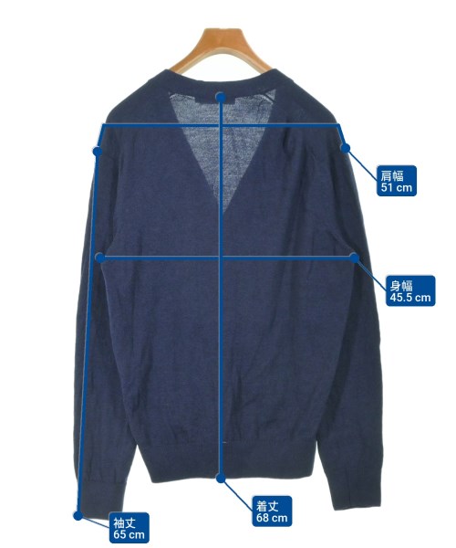 MAISON KITSUNE（メゾンキツネ）カーディガン 紺 サイズ:L メンズ/2200647053287